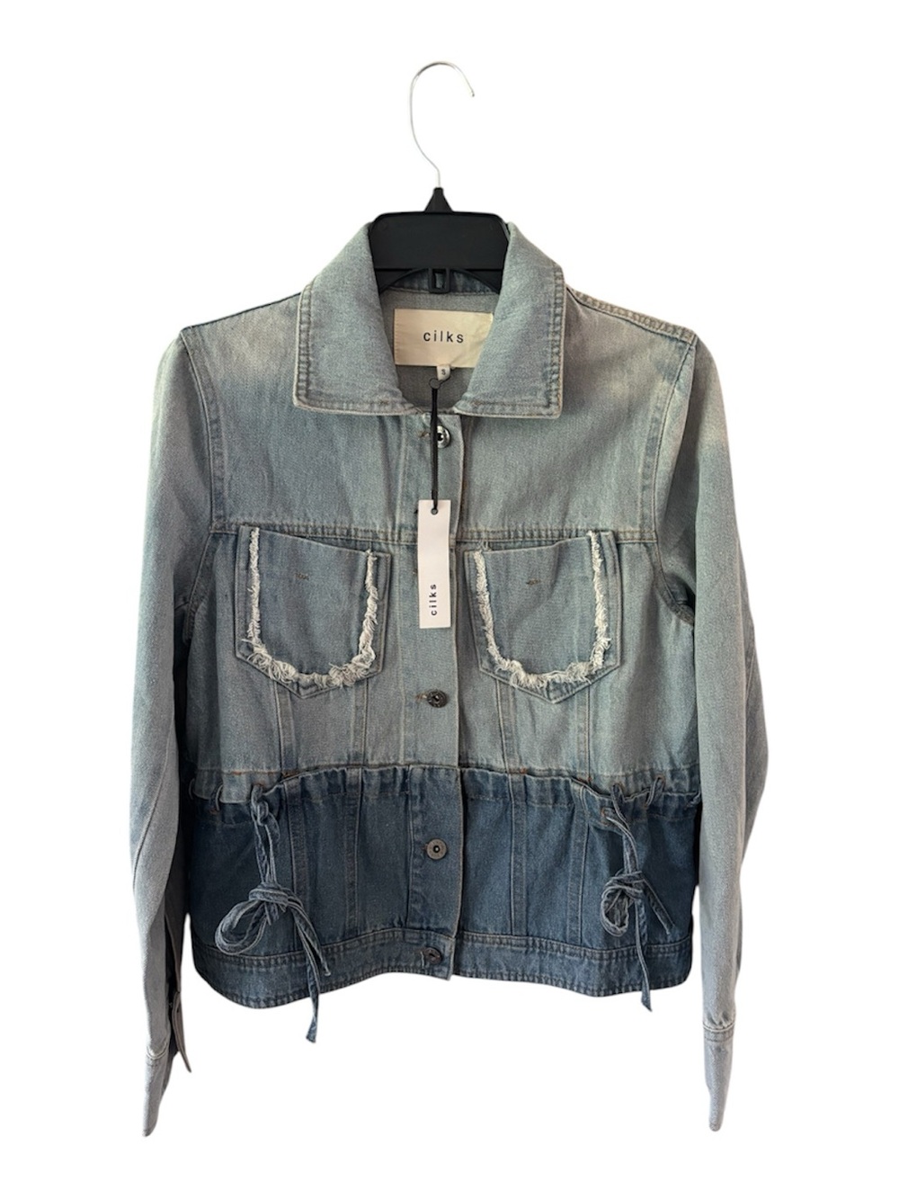 Denim Jacket By Cliks New With Tag Small Boho Patchwork